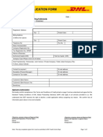 Account Application Form - To Be Complited by Cust