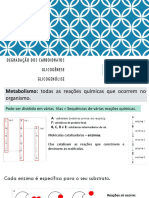 Degradação dos carboidratos: glicólise, glicogênese e glicogenólise