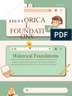 Historical Foundation