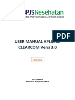 User Manual Aplikasi Clearcom v3 Faskes
