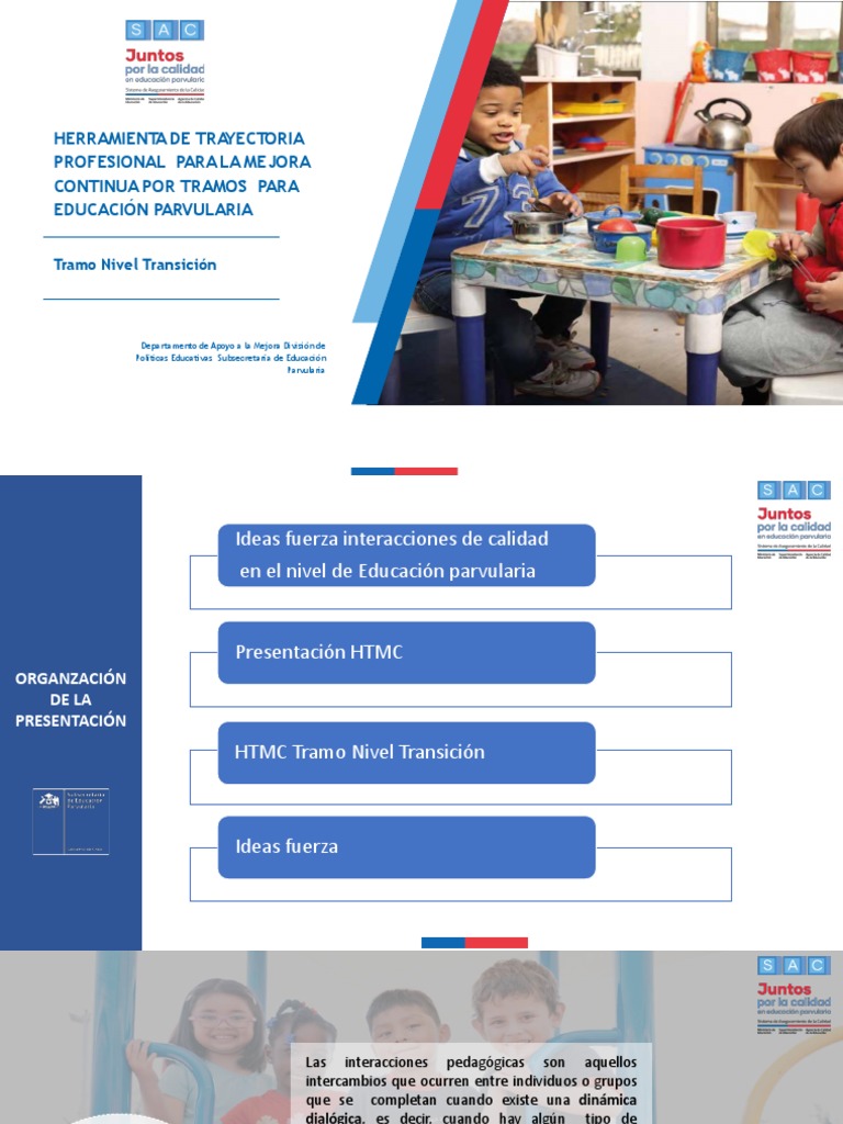 Presentacion HTMC Transicion | PDF | Aprendizaje | Salón de clases