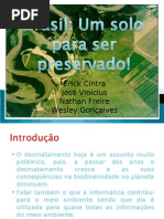 Brasil Um Solo Para Ser Preservado