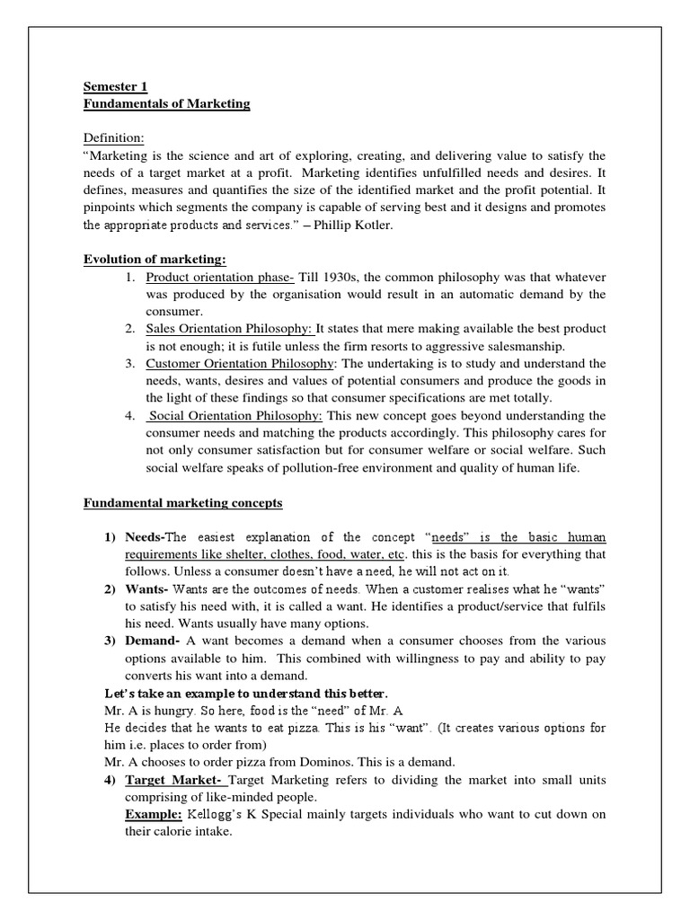 Marketing 1 Pdf Marketing Consumer Behaviour