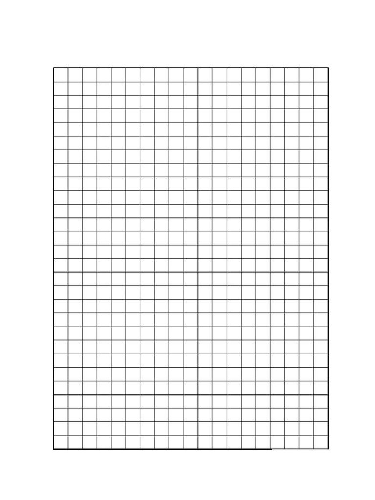 Grid A4 Paper PDF