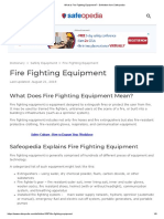 What Is Fire Fighting Equipment - Definition From Safeopedia