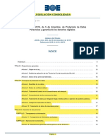 Ley Orgánica 3 - 2018, de 5 de Diciembre, T.IIyIII