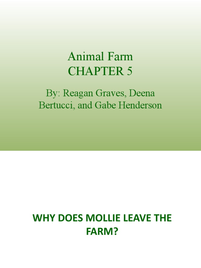 Animal Farm Chapter 5 PDF