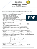 Math exam questions for 7th grade students