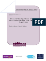 Entendiendo El Punto de Inflección Del Conflicto Urbano - Informe Global de Políticas