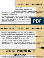 Group 1 Medieval Philosophy of Education