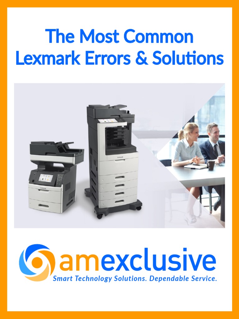 Common Lexmark Errors and Solutions PDF Printer