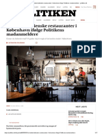De Bedste Italienske Restauranter I København Ifølge Politikens Madanmeldere - Politiken - DK