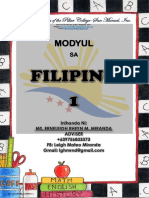 Filipino First Grading