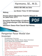 Topic 1 Lingkup Dan Konsep Analisis Investasi 2021