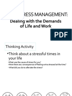 Stress Management: Dealing with Life and Work Demands