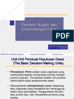 Bab 3 Demand, Supply, Market Equilibrium, Dan Elastisitas