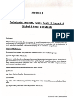 Types of Pollutants and Impacts