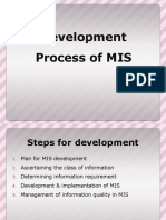 Development Process of MIS 2
