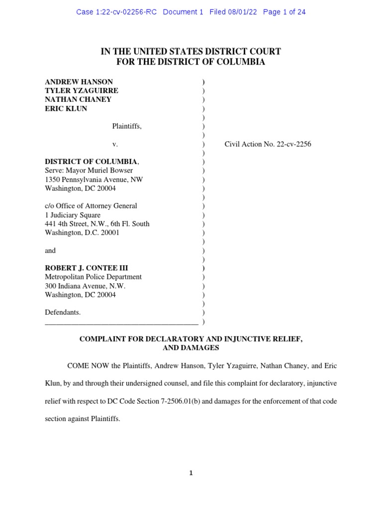 HighCapacity Magazine Lawsuit Download Free PDF Second Amendment