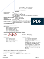 Safety Data Sheet: Warning