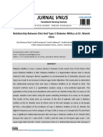 Relationship Between Diet and Type 2 Diabetes Militus at Dr. Mamik Clinic