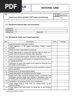 CL-NG-6460-002-037 Checklist For 230 KV and 380kV LPOF Rev00