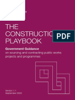Construction Playbook UK