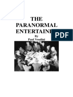 Paul Voodini-The Paranormal Entertainer