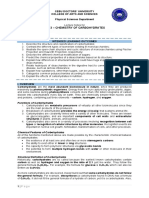 CDU BIOCHEMISTRY Unit 3 - Chemistry of Carbohydrates Lecture Notes