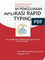 Panduan Penggunaan Aplikasi Rapid Typing