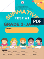 1st Summative Test