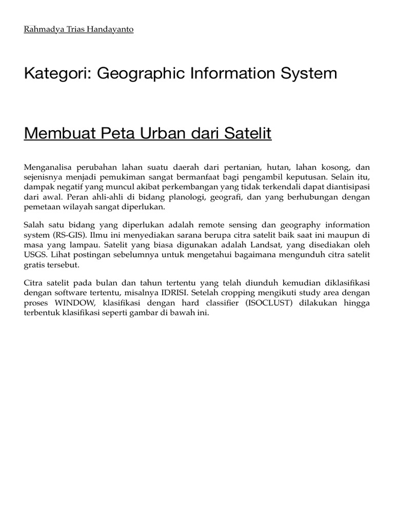 Geographic Information System - Laman 5 - Rahmadya Trias Handayanto | PDF