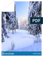 Hermoso Paisaje de Nieve Invierno Por La Mañana en El Bosque Fuera Ciudad Matutino Al Amanecer 207023298