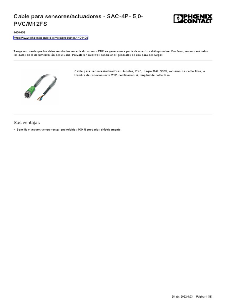 thumbnail image 2 of Phoenix Contact 0804168 AC Power Entry Module - 15A, Push-in Spring Connection (Type AB) 2 of 10