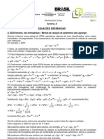 Cálculo IV Ap 8 2011.1
