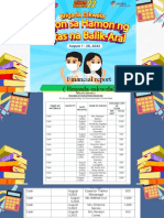 Financial Report (Brigada Eskwela)