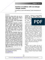 Clinical Characteristics of Children With Non-Allergic