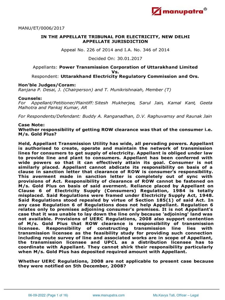 Power Transmission Corporation of Uttarakhand PDF