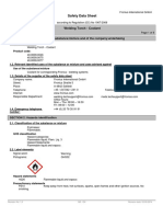Safety Data Sheet: Welding Torch - Coolant