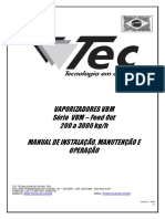 Manual Vaporizador TEC CALOR -  vbm 200 a 3000 kgh