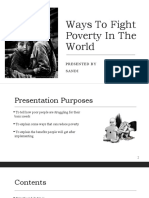 Ways To Fight Poverty in The World