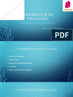 Contributos Da Psicologia - PPT