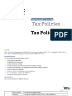 Module 02 - Tax Policies