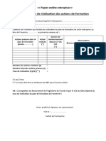 G6 Déclaration de Réalisation Des Actions de Formation 1