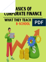 Basics of Corporate Finance: What They Teach You in