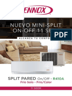 Mini Split Pared - 11seer - Lennox Convencional 2021