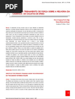 Efeitos do treinamento de força sobre a melhoria da cadencia de cilistas de speed