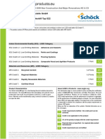 Schoeck Isokorb Type S22 LEED Product Declaration (7129)