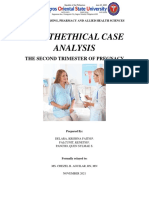 HYPOTHETHICAL CASE ANALYSIS (Second Trimester of Pregnancy)