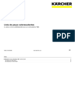 Lista de Peças Sobressalentes: (1.629-115.0) ASPIRADOR A2114 220V/60Hz BR